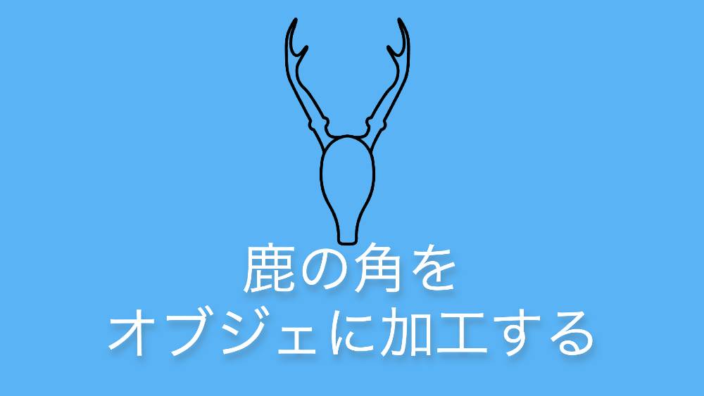 鹿の角 壁掛けオブジェ兼帽子かけに加工しました サステナブルに暮らし 生きる 廻meguru